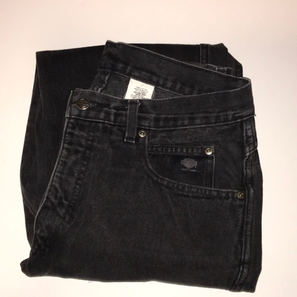 denim black harley davidson